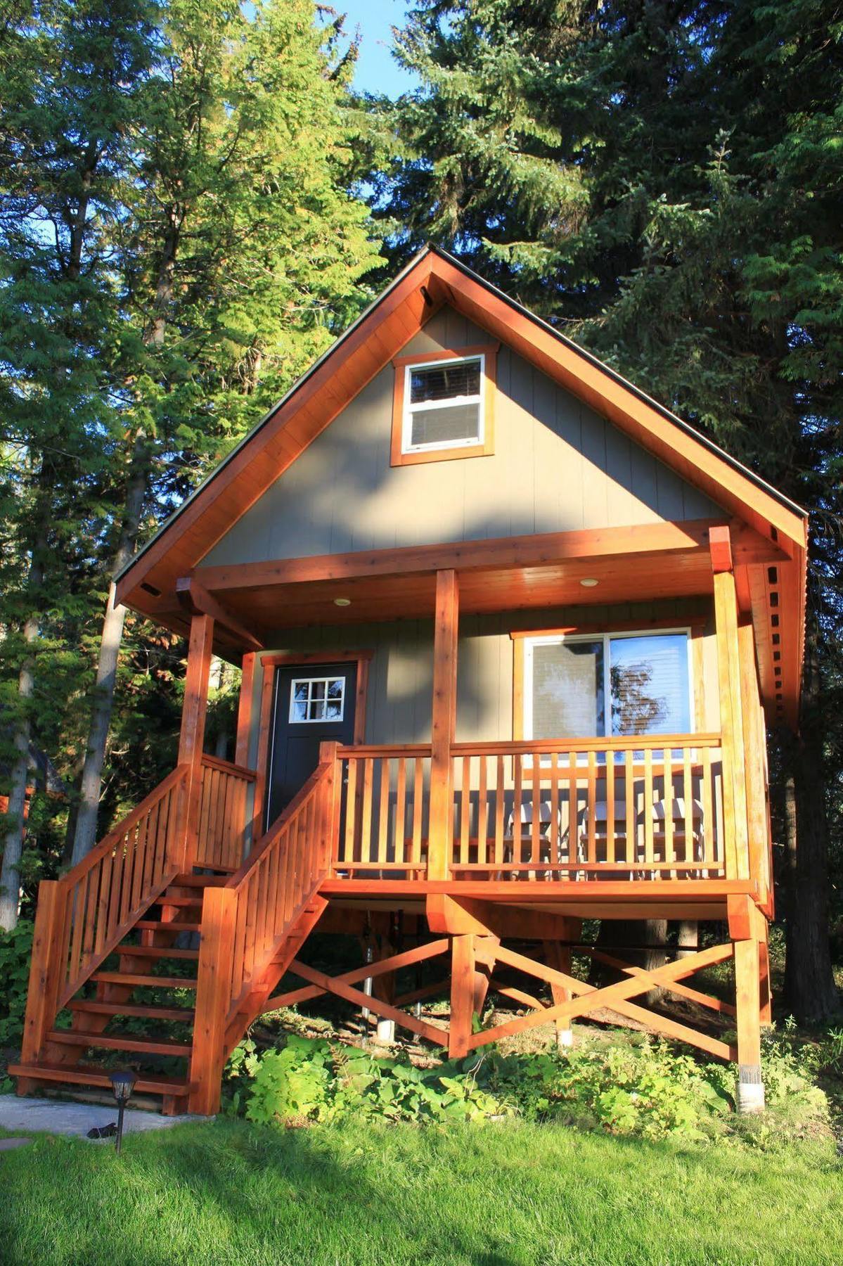 Hidden Acres Farm And Treehouse Resort Terrace Exterior photo